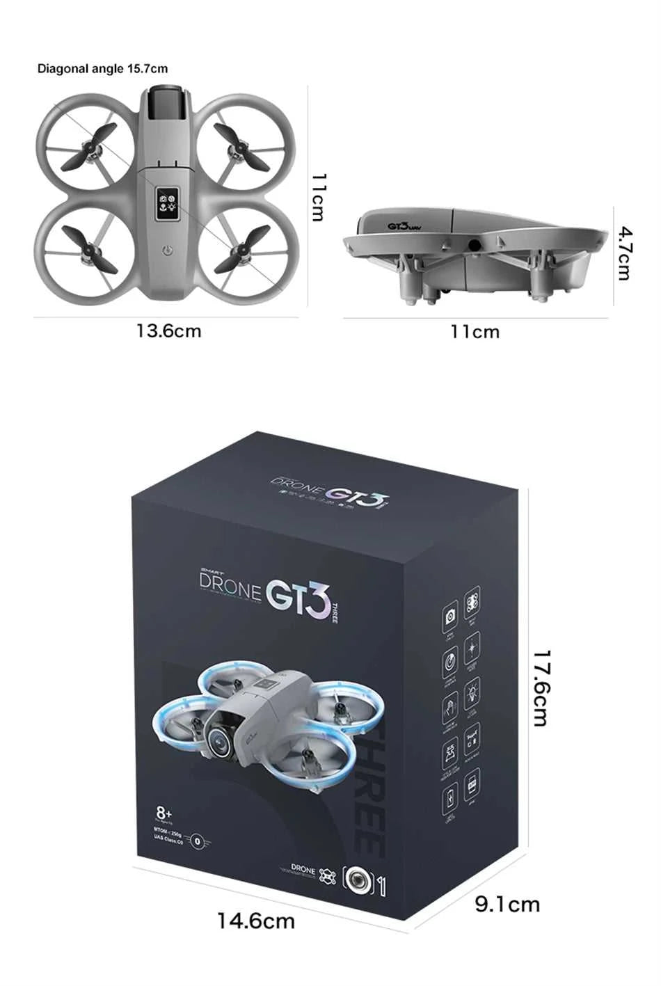 2026 New GT3 Drone 8K 5G GPS Professional HD Aerial Photography Remote Control Aircraft HD Dual Camera Quadcopter child Toy UAV The jack market .AU The jack market .AU Drones $ 101 14:175#GT3 8K