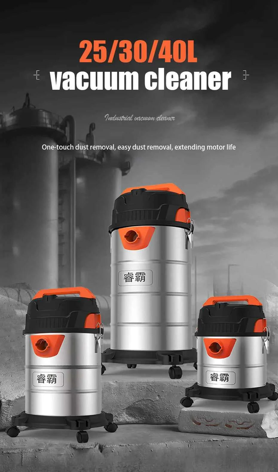 Wet and Dry Vacuum Cleaner Multi-functional High-power Vacuum Cleaner Suitable for Home Car and Commercial Industrial Cleaning