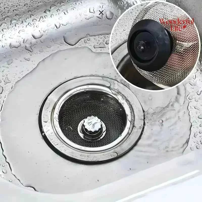 2Setc Drain Basket Kitchen Sink Strainer Set With Handle Stopper Me Handle Stopper Kitchen Sink Strainer Stainless Replacement The jack market .AU The jack market .AU Home $ 48 14:202732816#2Set