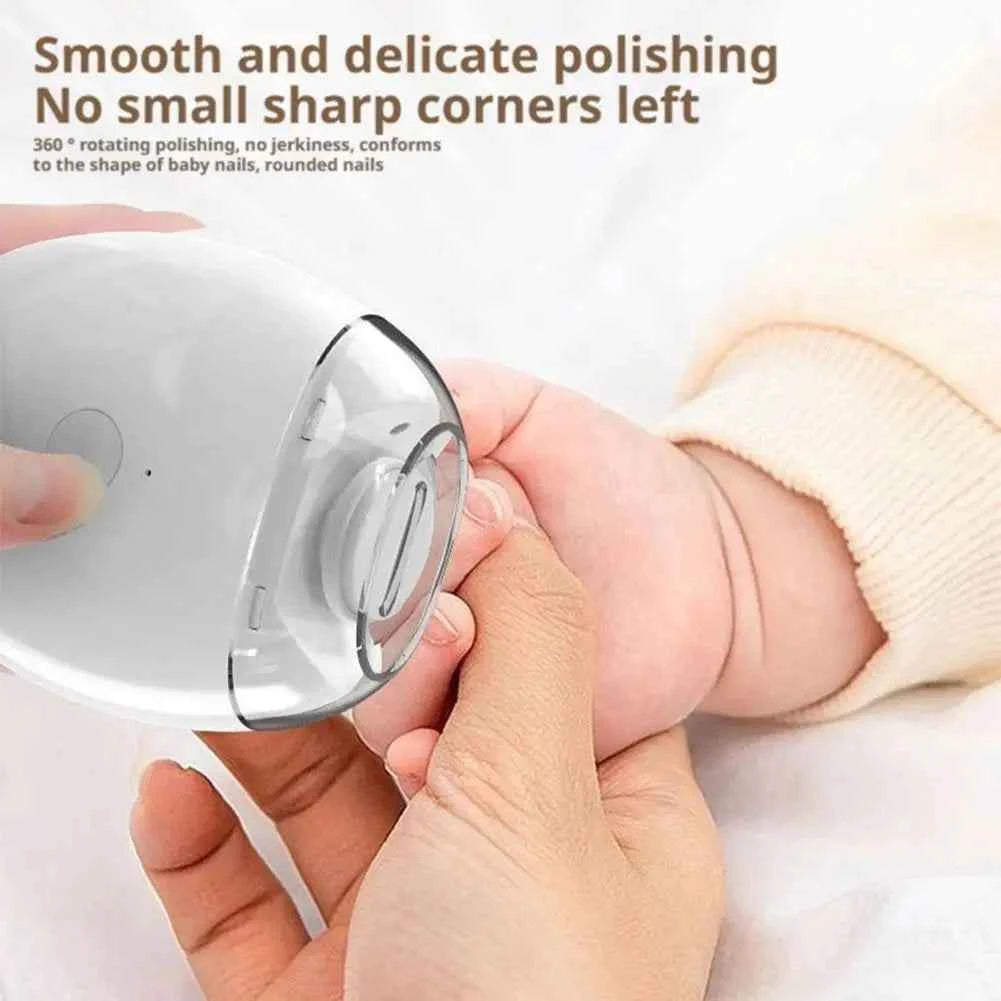 Fully Automatic Electric Nail Clipper Semplice Portatile with LED Light for Baby Elderly Child Manicure Nail Care Trimmer