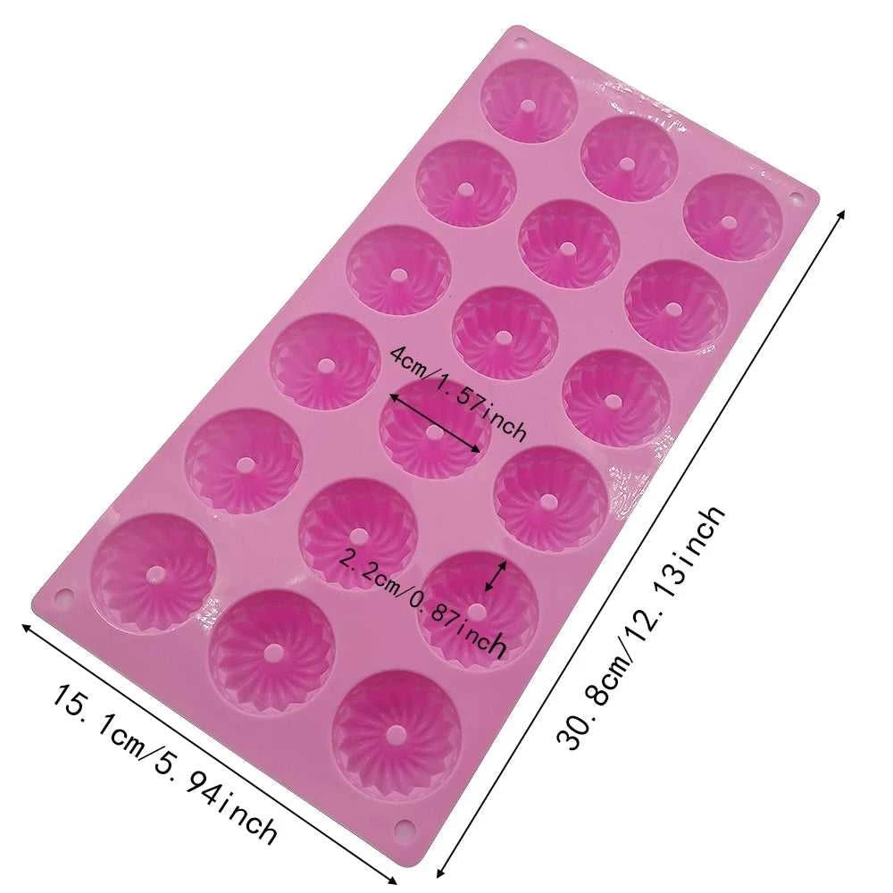 15 Hole Windmill Flower Shape Silicone Chocolate Mold DIY Ice Tray Multi-function Kitchen Baking Tools French Dessert Cake Mold The jack market .AU The jack market .AU Home $ 25 14:200004889#DGMJ040-5