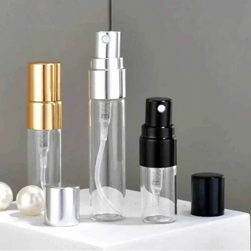 Gold Bottles Set - 3ml (750pcs), 5ml (375pcs), 10ml (100pcs) - Perfect for Crafting & Storage