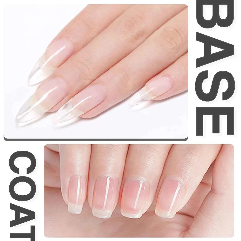 Hassleless  15ml No-Wipe Gel Nail Polish  (Base Coat  Top Coat) / LED Gel Removable Nail Polish