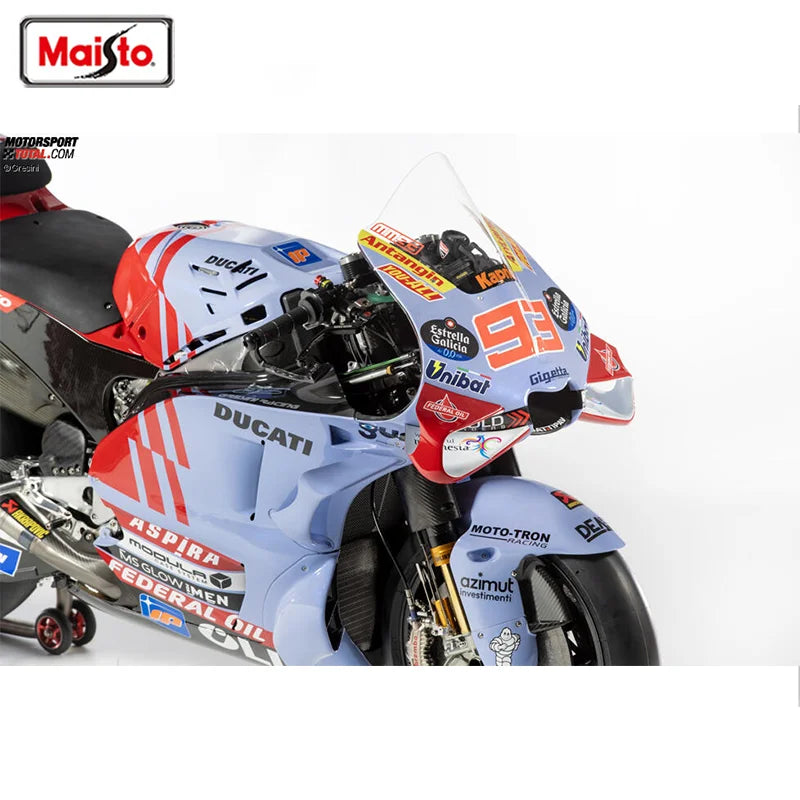 New In Stock Maisto 1:18 Scale Gresini Marquis No.93 202 Motorcycle Alloy Die-Cast Model Custom Children'S Toys Gift Collectible
