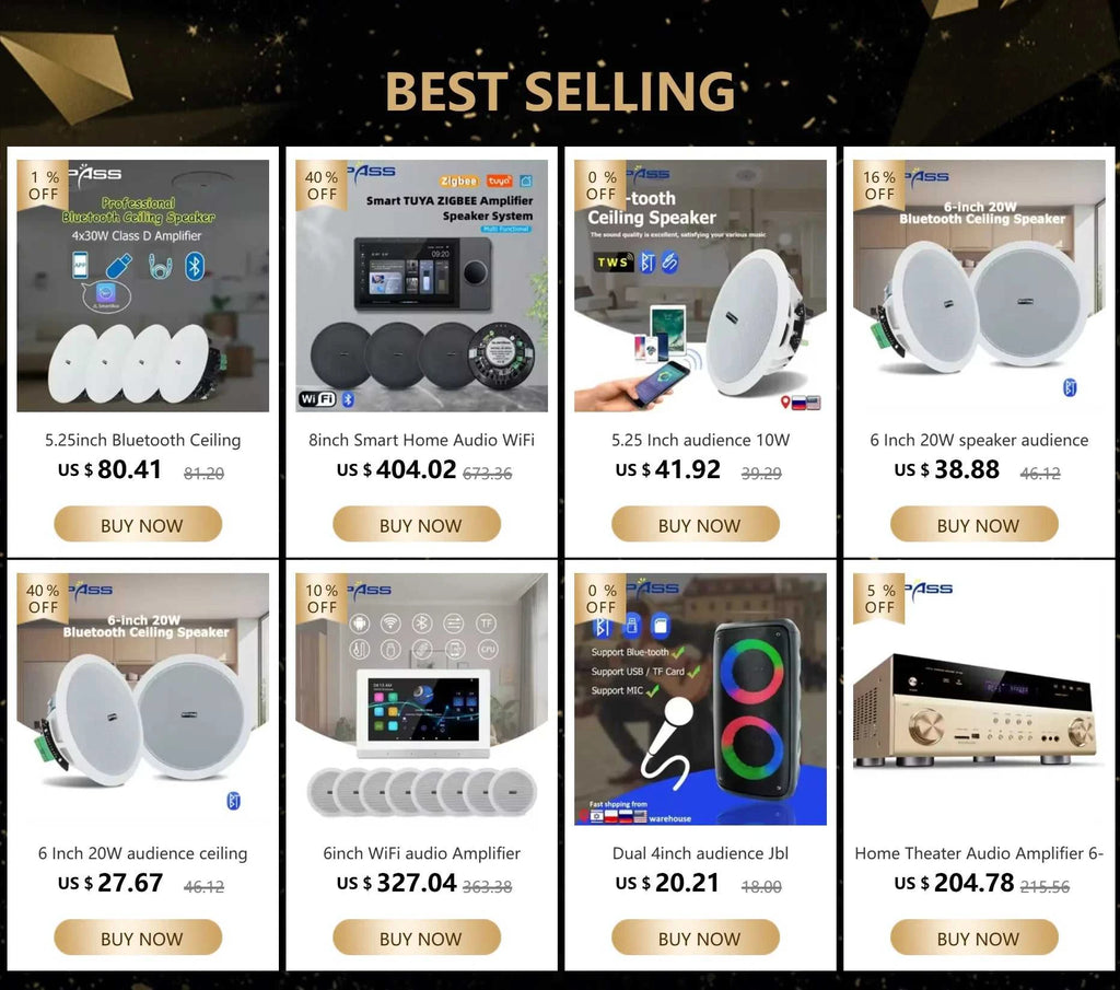 8inch20W Home audience Bluetooth Ceiling Speakers Built-in Digital Class D Amplifier Recessed Speaker System for Kitchen Lounge The jack market .AU The jack market .AU Accessories Electronics $ 116 14:347#1pc speaker;200007763:201336100;200509262:9620104110#AU Plug