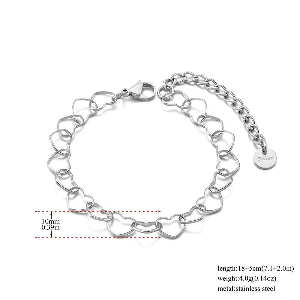 Lokaer Stainless Steel Heart Shaped Hollow Out Chain Bracelet for Women 18K Gold Plated Fashion Waterproof Daily Jewelry B25220 The jack market .AU The jack market .AU Jewellery & Chains $ 53 200001034:1433145302#B24053P-Tree