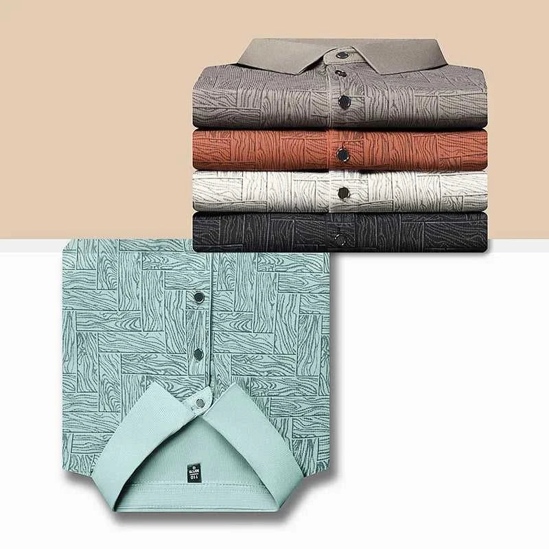 2024 Summer New Men's Business Print Short Sleeved POLO Shirt Comfortable and Cool Casual Fashion T-shirt The jack market .AU The jack market .AU Men Fashion $ 30 14:350852;5:4182