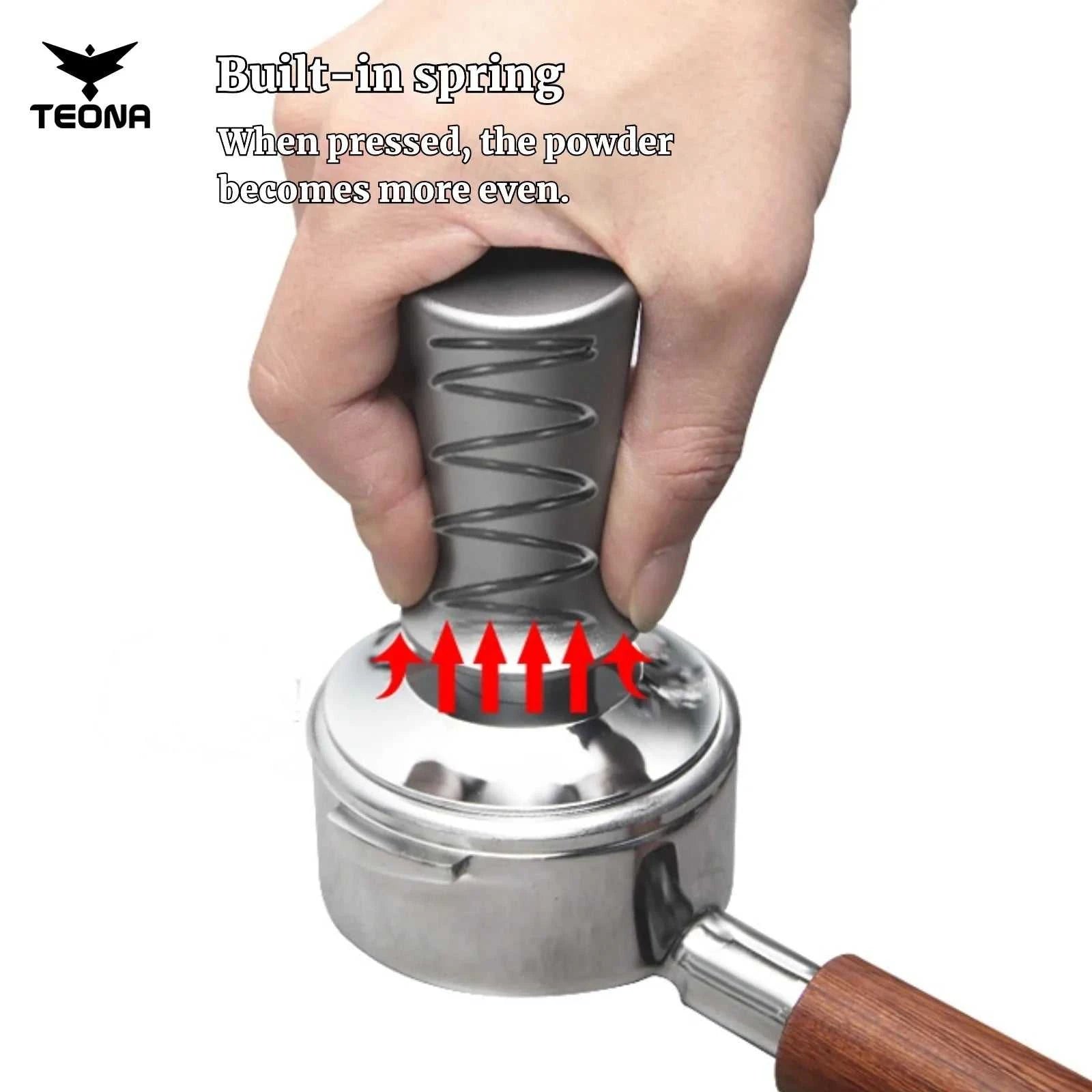 58mm 53mm 51mm Espresso Tamper Barista Coffee Tamper with Calibrated Spring Loaded Stainless Steel Tampers The jack market .AU The jack market .AU $ 36 14:200006152#53MM(CAN USE FOR 54)