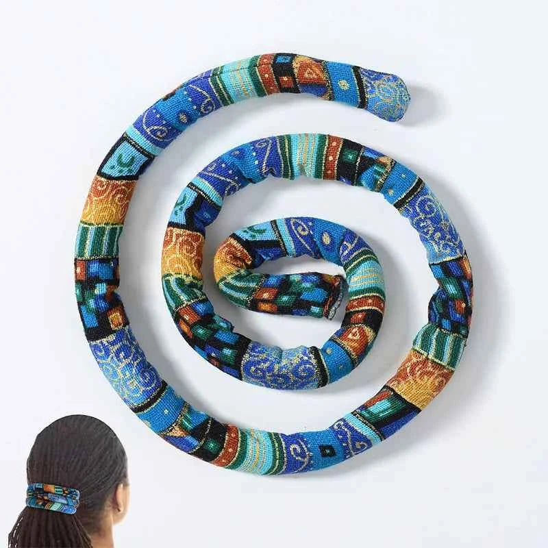 Colorful Dreadlocks Ponytail Hairpin - Bendable Ethnic Style Hair Bands for Creative Hair Styling