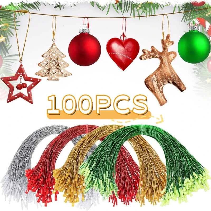 Christmas Ornament Hangers with Snap Christmas Tree Hanging Decorations Ropes Christmas Party Hanging Strings DIY Tag Label Line The jack market .AU The jack market .AU Home $ 22 14:202419806#Red;5:361385#100PCS