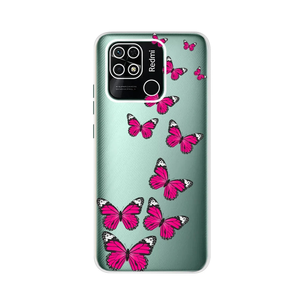 For Cover Redmi 10 Case Silicon Back Cover Phone Case For Xiaomi Redmi 10 2022 Soft coque TPU Redmi 10a 10c Clear bumper etui