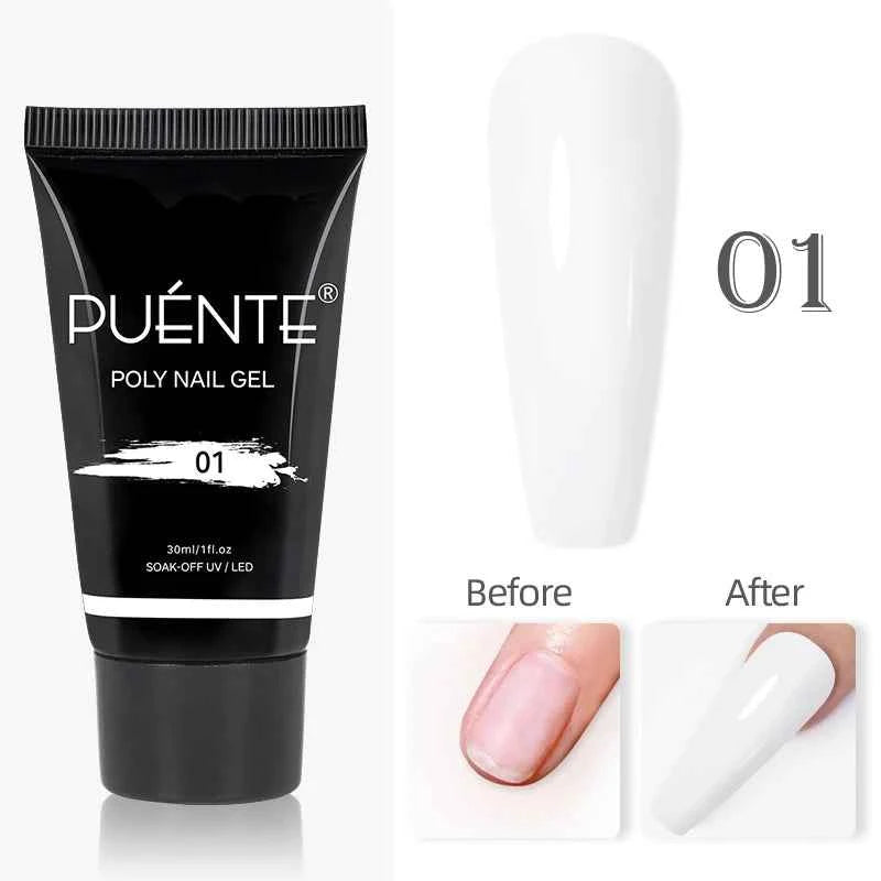 PUENTE Cat Eye Magnetic Gel Nail Polish - Vibrant Starry Galaxy Effect, Soak Off UV, 7.5ML