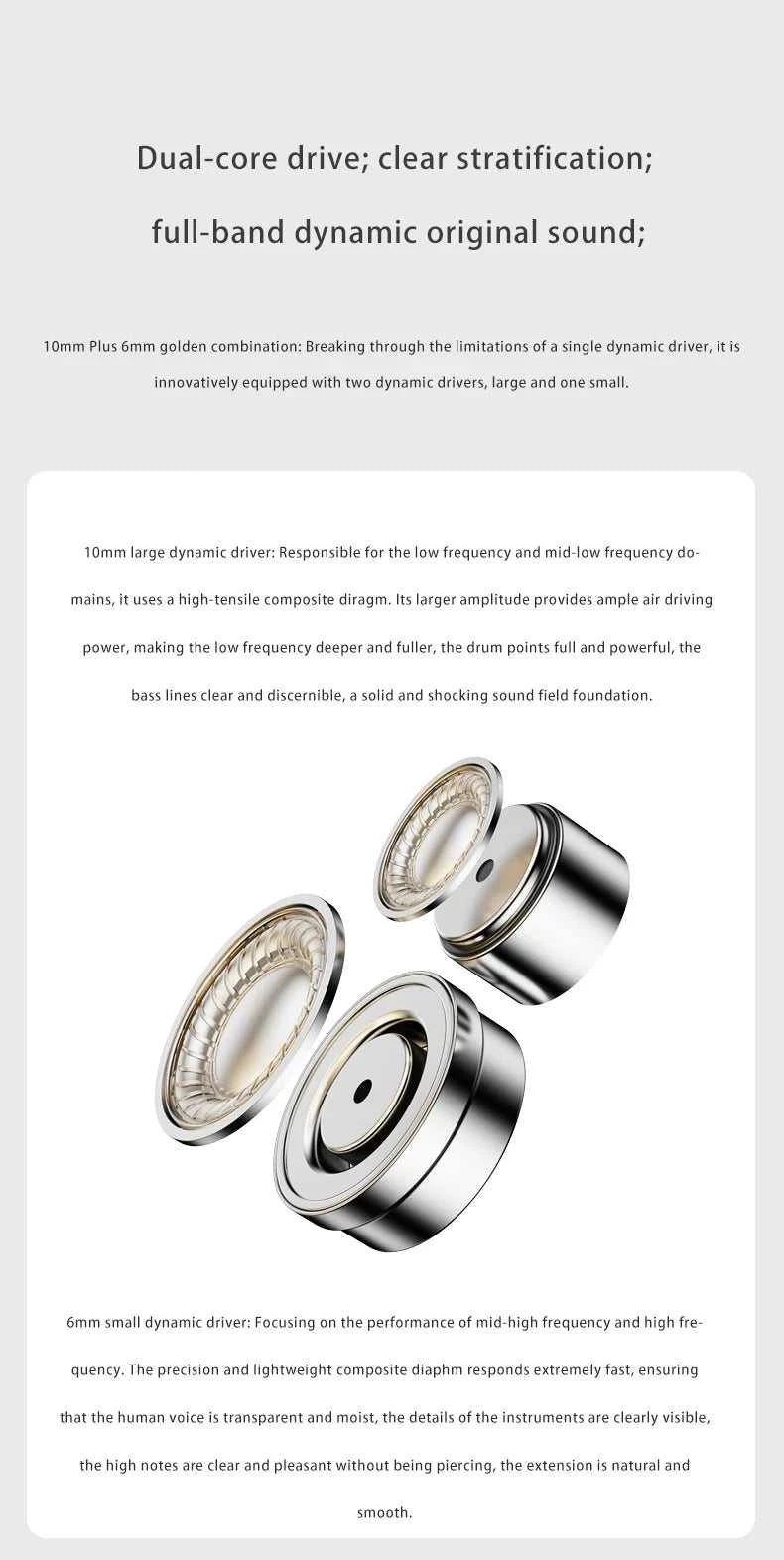 WGZBLON BLON BOOK 10MM + 6MM Dual Dynamic Driver HiFi in-Ear Earphones with High-Purity Silver-Plated Cable The jack market .AU The jack market .AU Accessories Electronics $ 82 14:10#Silver 3.5 No MIC