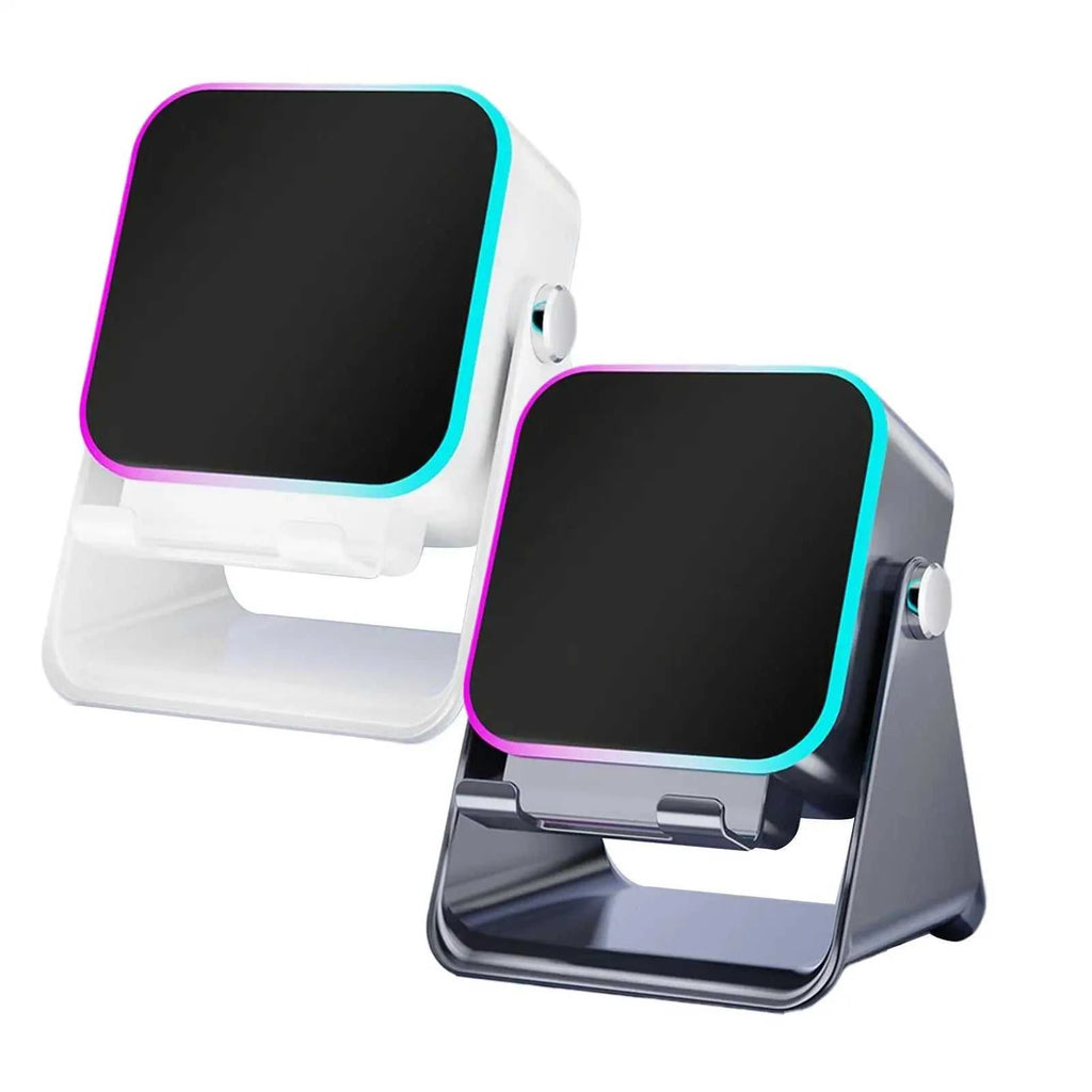 2026 Induction Speaker With Light Foldable Station Phone Speaker Stand 10W For Home Office Travel Christmas Birthday Men Women The jack market .AU The jack market .AU Accessories Electronics $ 73 14:193#Black