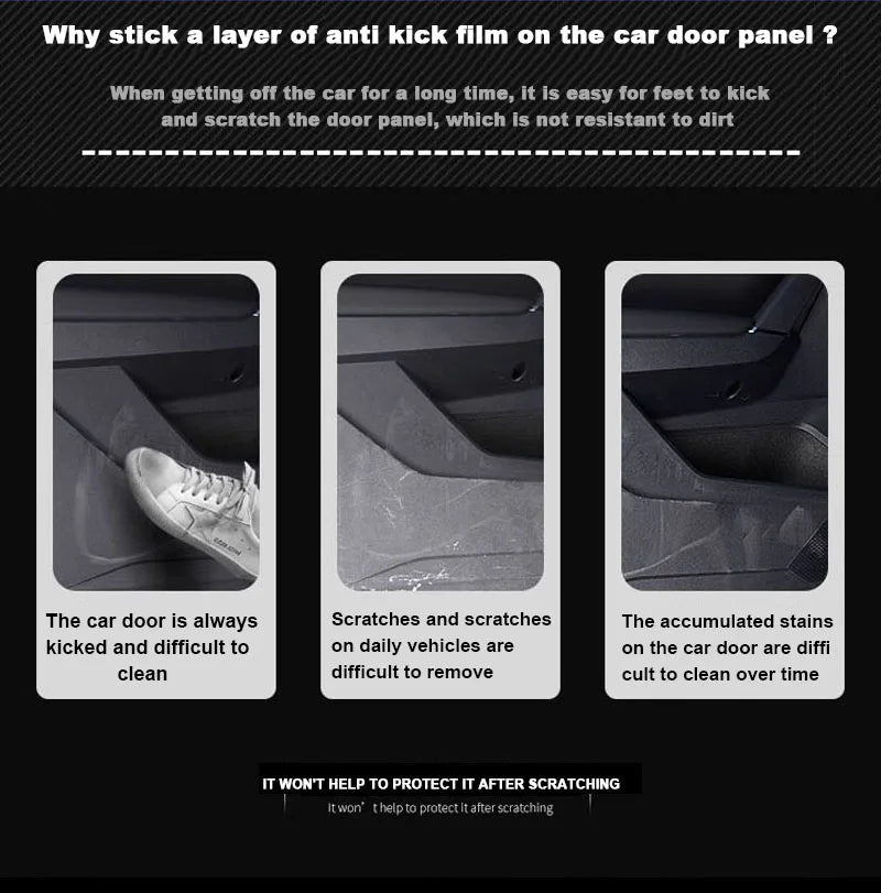 Car Door Anti-Dirty Anti-Collision Pad Protection Stickers Accessories For Chevrolet Cavalier 2016 2017 2018 2019 2020 2021 2022