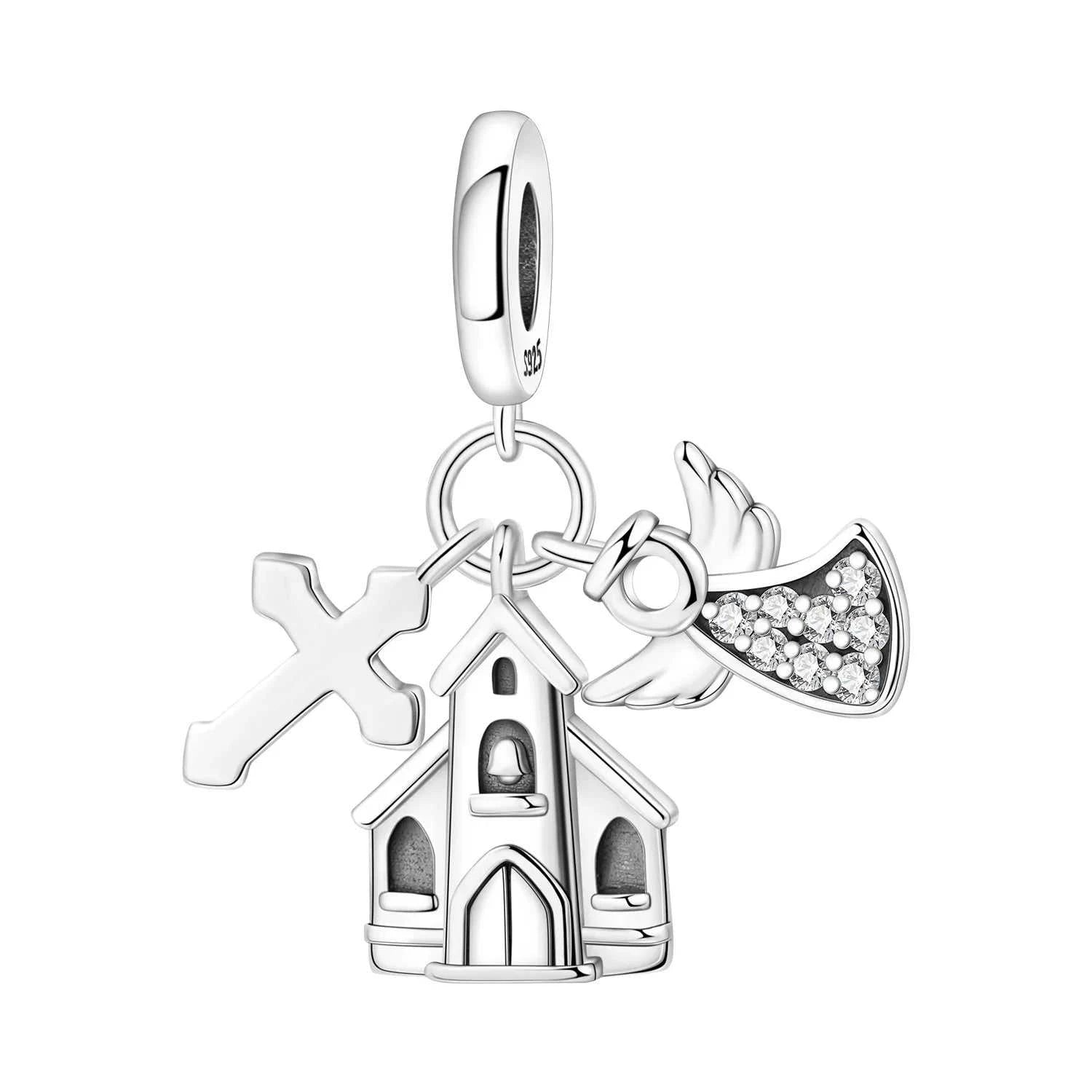 S925 Sterling Silver Charm Bead Angel Prayer Travel Memorial Pendant Fine Birthday Gift Fit Bangle Bracelet Necklace DIY Jewelry The jack market .AU The jack market .AU Jewellery & Chains $ 49 14:200004890#OTC1204