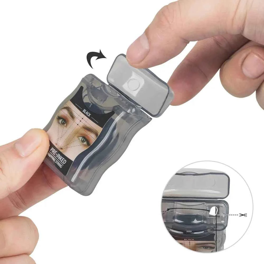 Microblading Mapping String - Liquid-Free Eyebrow Positioning Tool for Perfect Makeup Application