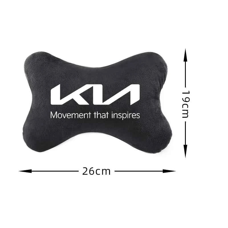 for KIA Car Headrest Cover Auto Seat Cover Head Neck Rest PillowSportage Rio Ceed Picanto K5 K9 Sorento Accessories