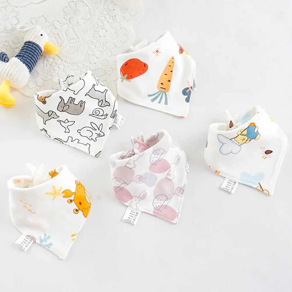 5Pcs/Lot Baby Bandana Bibs Cotton Triangle Double Layer Infant Feeding Burp Cloths Saliva Towel Apron Newborn Accessories The jack market .AU The jack market .AU Mum & Kids: Essential Products for Every Family $ 27 14:173#8;200007763:201336100