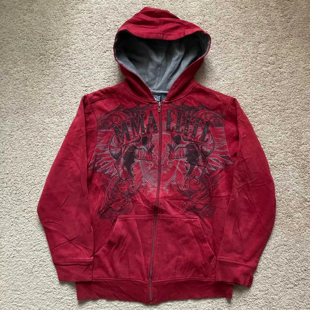 Gothic Fashion New Letter Patch Cardigan Zipper Sweater Male Y2K Harajuku Vintage Hip Hop Popular Leisure Sports Couple Hoodies The jack market .AU The jack market .AU Men Fashion $ 53 14:365458#1;5:100014065