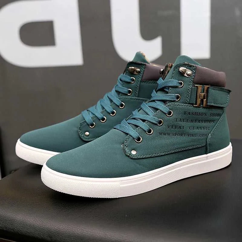 2025 Spring New Korean Edition Men's Shoes High Top Board Shoes Retro Casual Lace Up Men's Fashion High Top Snow Casual Shoes The jack market .AU The jack market .AU Step Up Your Style: Trendy Shoes for Every Occasion! $ 86 14:1254#khaki;200000124:100010483