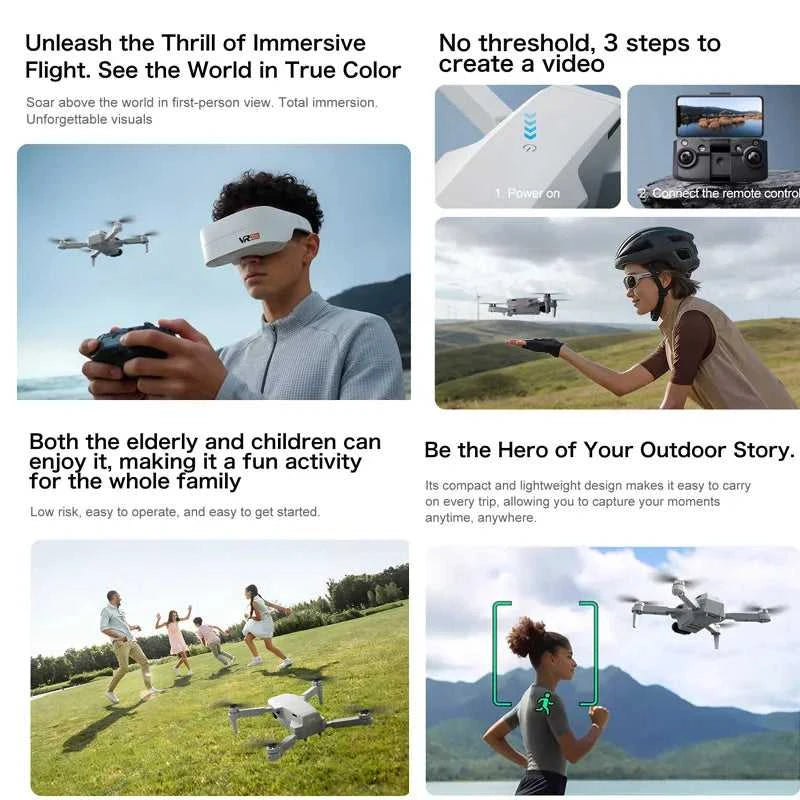Aeri100 Drone with VR Optical Flow Positioning Brushless Motor HD Aerial Photography Dual Camera Remote Control Aircraft child The jack market .AU The jack market .AU Drones $ 106 14:29#Gray-4K-1B;200000828:201589807#For Xiaomi