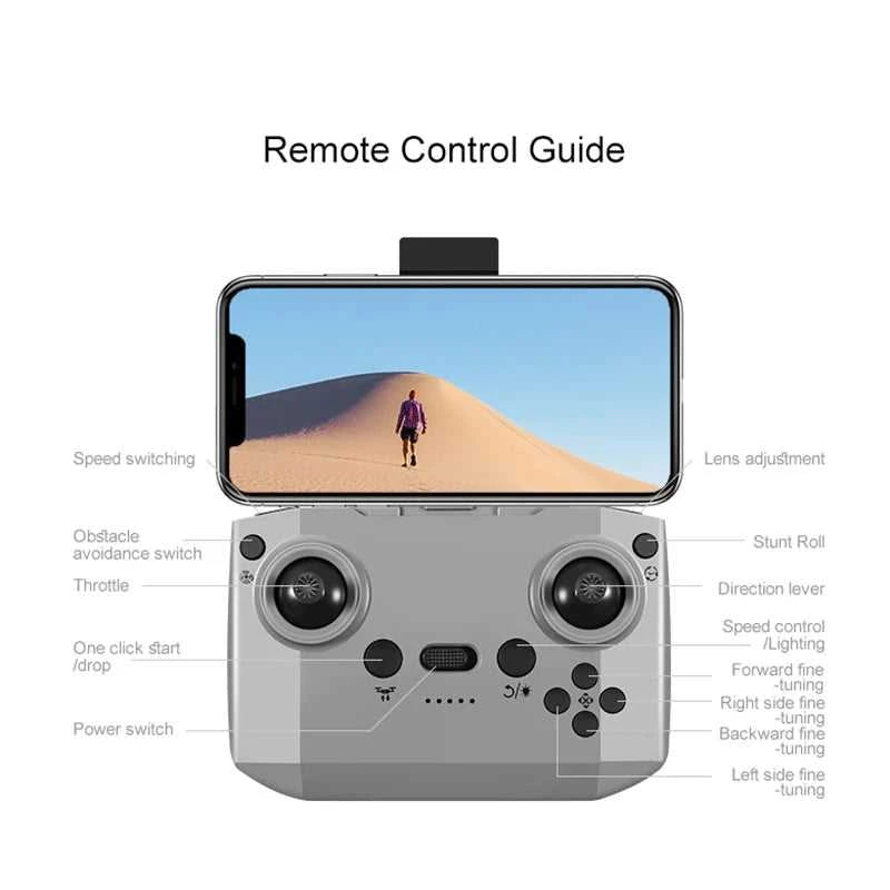 D16 Mini Drone 8K HD Dual Camera Profesional 180° Electric Adjustable GPS Positioning Obstacle Avoidance Bushless Uav 15000M The jack market .AU The jack market .AU Drones $ 93 14:193#Grey Dual 8K-1