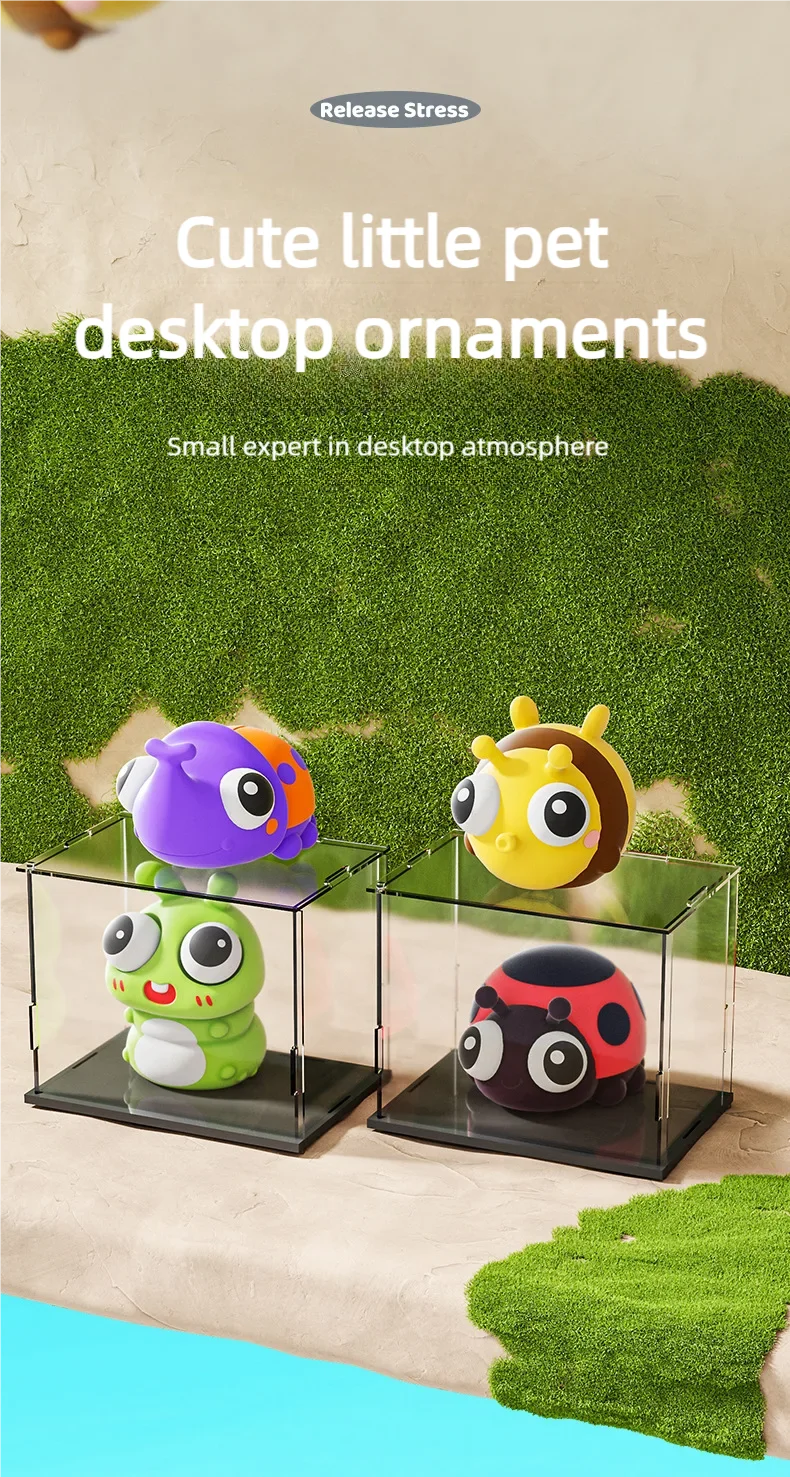 Pop Eye Cartoon Insect Animal Squishy Squeeze Novelty Toy Squishy Fidgeting Fun Antistress Adult Sensory Toys Kids Toys Gifts