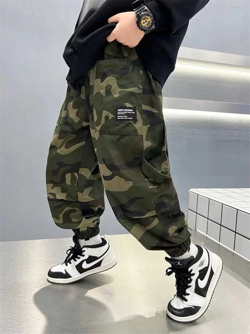 Boys Camouflage Cargo Pants Autumn Big Kids Casual Sport Pants Spring Teenage Joggers Trousers Children Streetwear Baggy Pants The jack market .AU The jack market .AU Mum & Kids: Essential Products for Every Family $ 43 14:193#Black;200000463:200004200#13-14T(Size 170);200007763:201336100