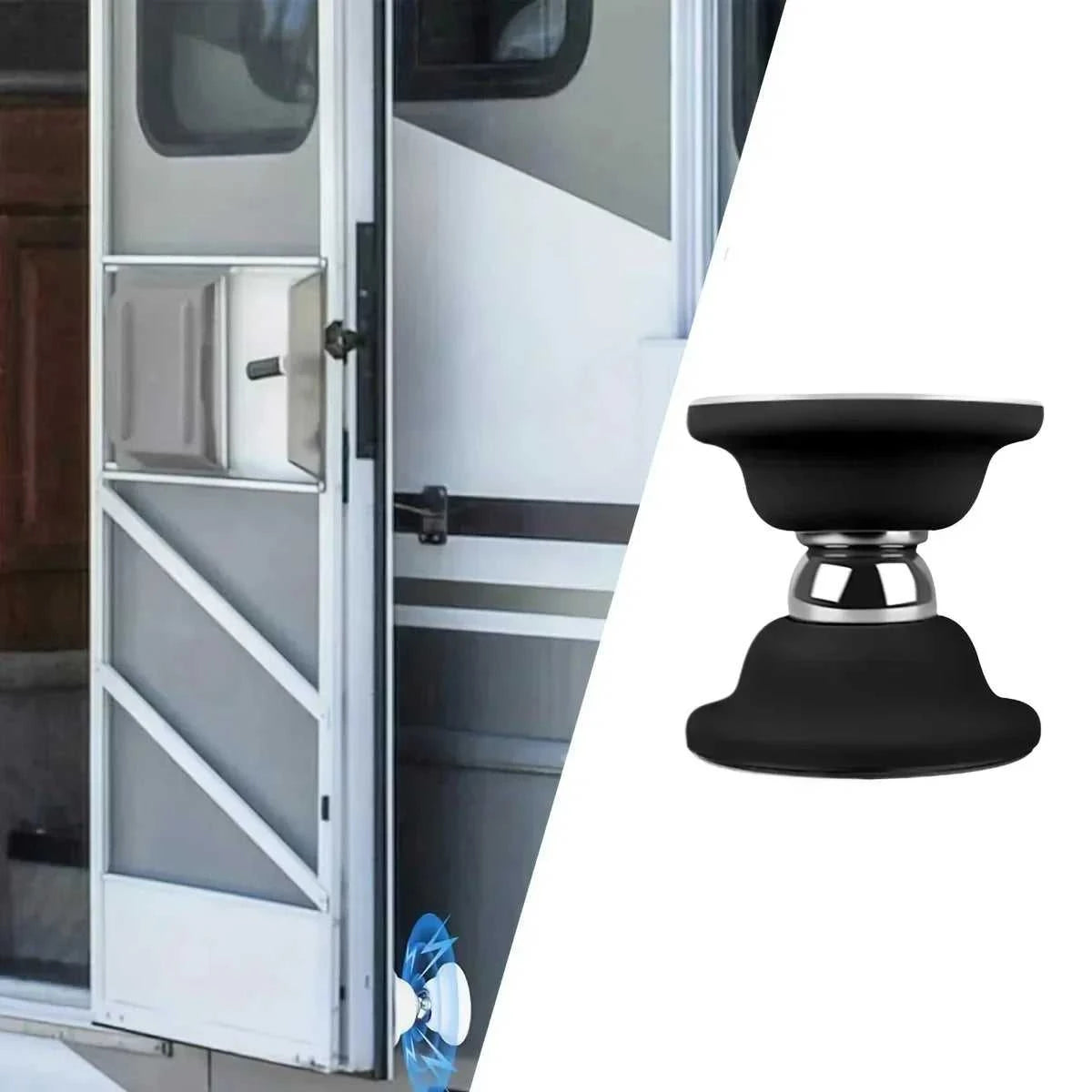 Magnetic Door Stopper Holder Free-punch Kitchen Door Stop Silicone Anti Collision Windproof Household Accessories Retainer The jack market .AU The jack market .AU Home $ 50 14:10#white