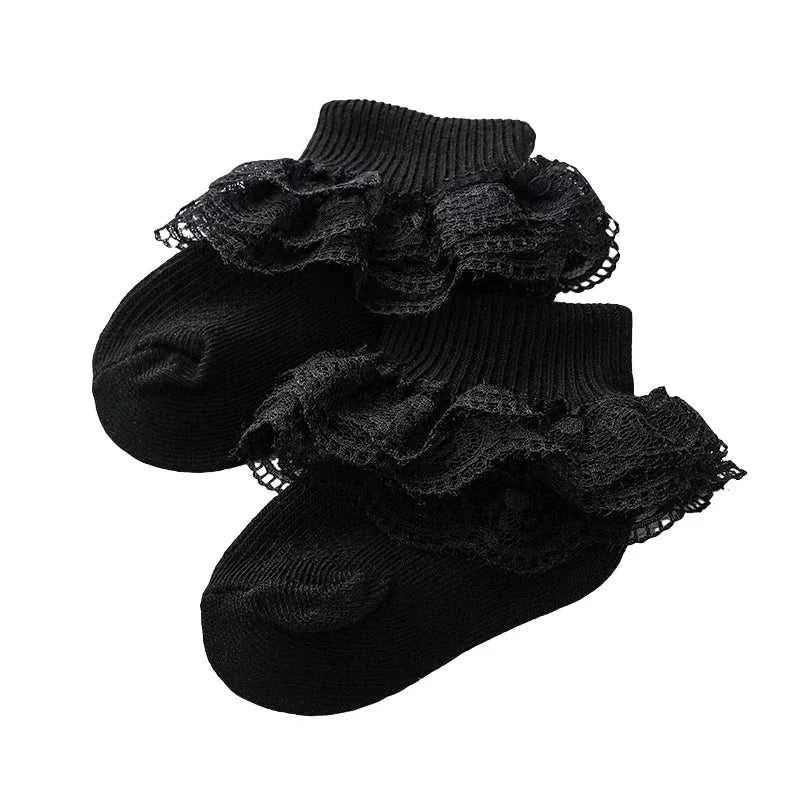 Baby Girls Boys Cotton Socks Cute Eyelet Frilly Lace Baptism Socks Birthday Gift for Infants The jack market .AU The jack market .AU Mum & Kids: Essential Products for Every Family $ 21 14:200002130;200000463:200661896#6-12M