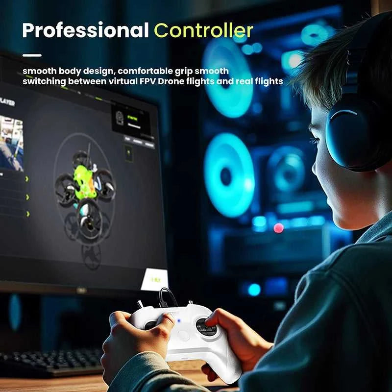 RC Drone Accessories Training Simulator Remote Control Handle 8CH FPV Flight Simulator Controller For DJI/Liftoff /DRL/DCL The jack market .AU The jack market .AU Drones $ 86 14:200006151#mode 2