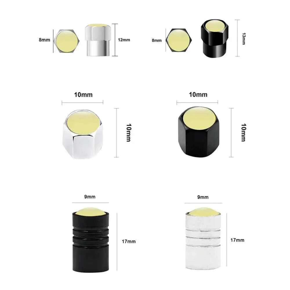 4PCS France Flag Car Wheel Air Cover Dust Proof Car Air Valve Stem Caps for Peugeot Citroen Opel Renault