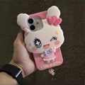 Cute 3d Tamagotchi Phone Case Suitable For Iphone 16 Promax Iphone 15 Cute Mametchi Lovelitchisilicone Phone Case