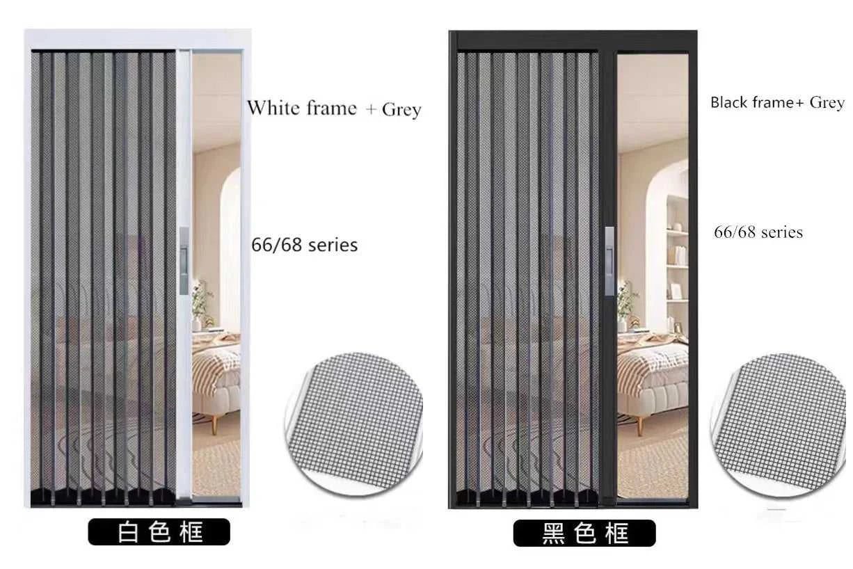 Cats mesh screen door anti scratch aluminum frame Pleated metal Mesh Retractable Folding fly Screen security door The jack market .AU The jack market .AU Home $ 1519 <none>