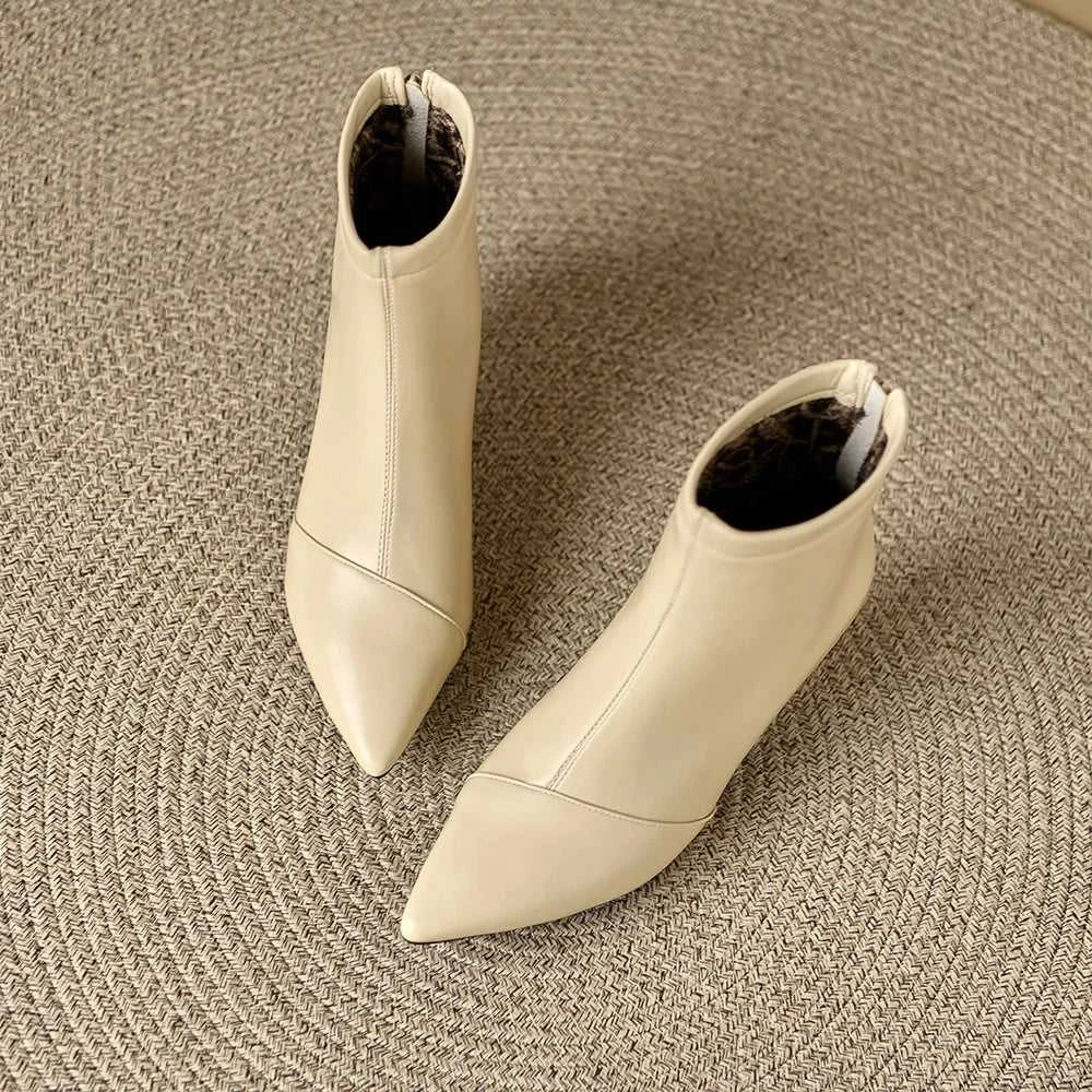 Pointed Toe Women Ankle Boots Ladies Slim Short Shoes Low Heels Party Dress Kitten Heel Booties Winter Autumn Zapatos Mujer The jack market .AU The jack market .AU Step Up Your Style: Trendy Shoes for Every Occasion! $ 100 14:771;200000124:100010487