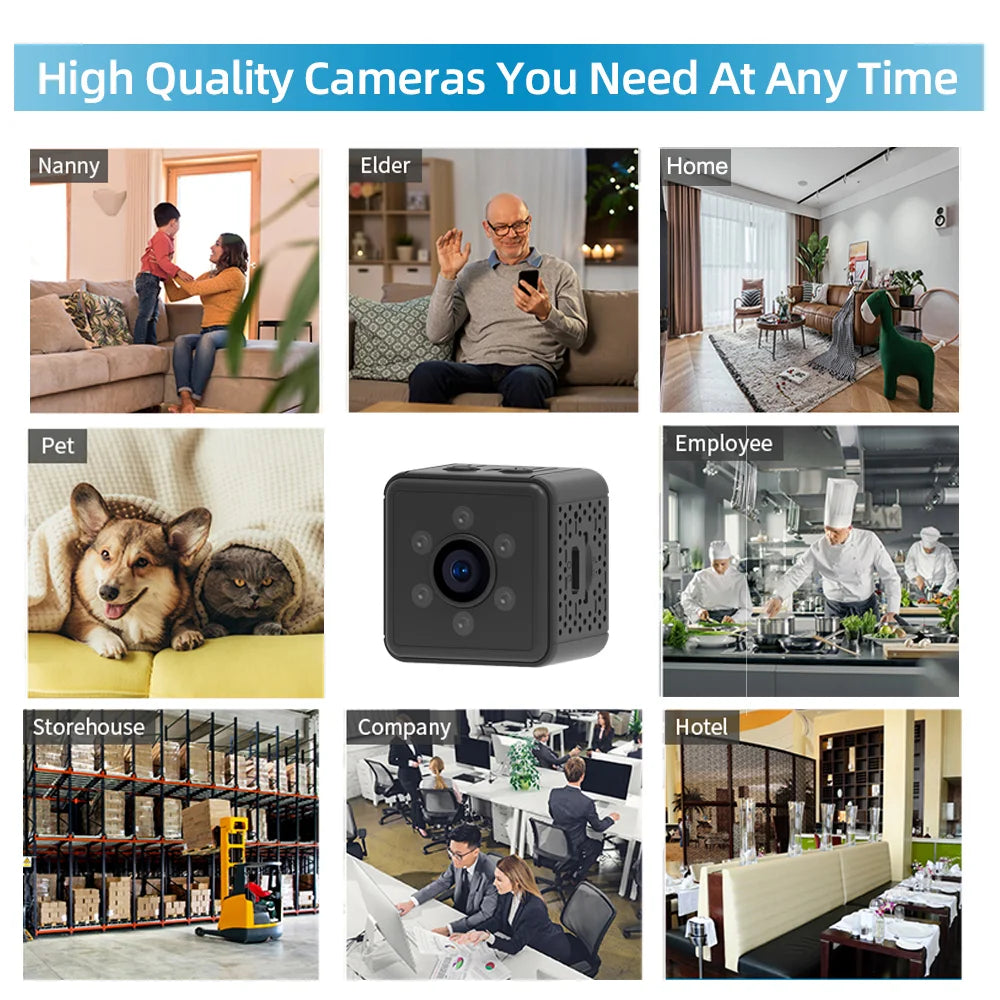 New V3 Mini Cameras HD Wireless WiFi Surveillance Camera Super Small IP Home Security Camera Sleep Standby support Remote ON/OFF