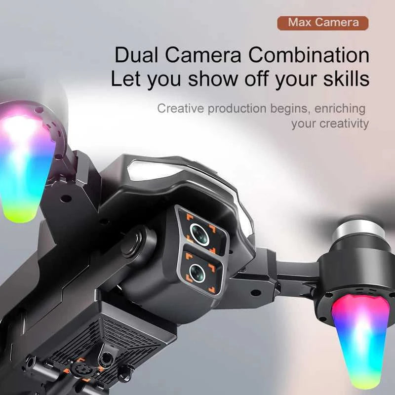 New A22 Drone Aerial 8K HD Dual-Camera GPS Brushless Motor Optical Flow Hovering With Screen Remote Control Folding Drone The jack market .AU The jack market .AU Drones $ 57 14:175#Parking-Apron-Blue