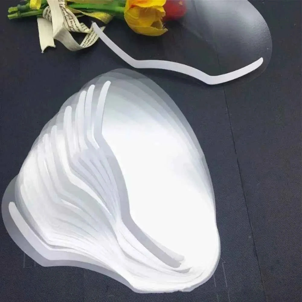 50pcs Clear Plastic Face Shields – Ultimate Makeup & Haircut Protection for Professionals
