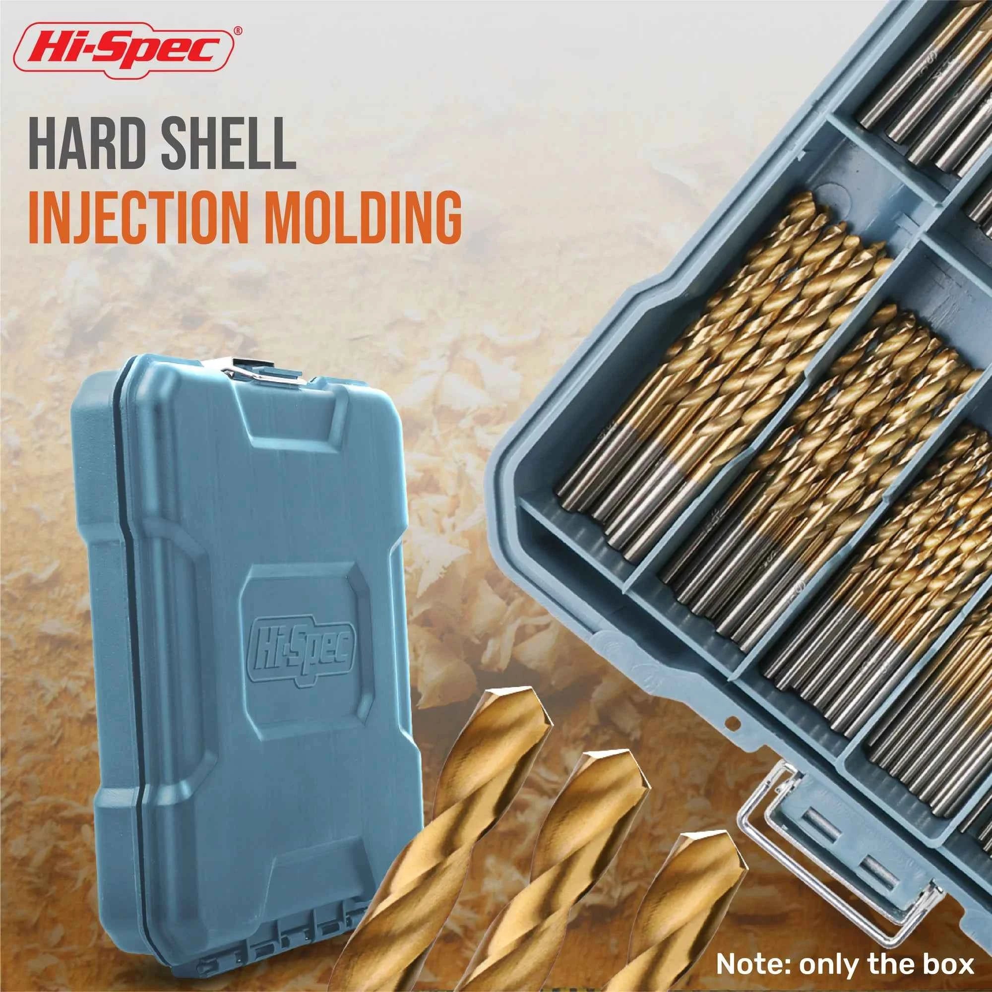 Empty Drill Bits Storage Box Toolbox Tool Accessories Woodworking Drill Bit Storage Container Nail Cutters Bit Organizer Case
