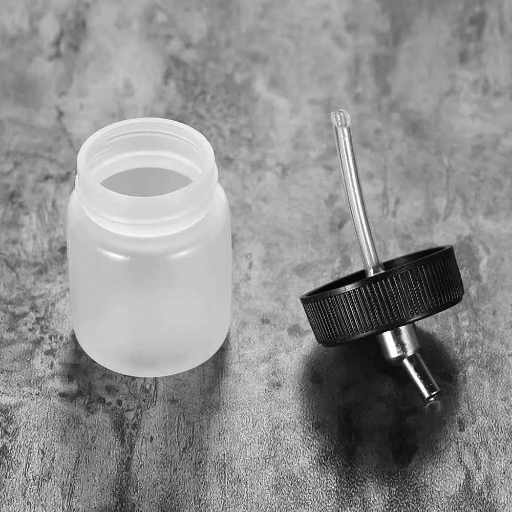 Joystar Dual Action Airbrush Bottle - 10 x 22CC with Standard Suction Lid for Siphon Feed Precision