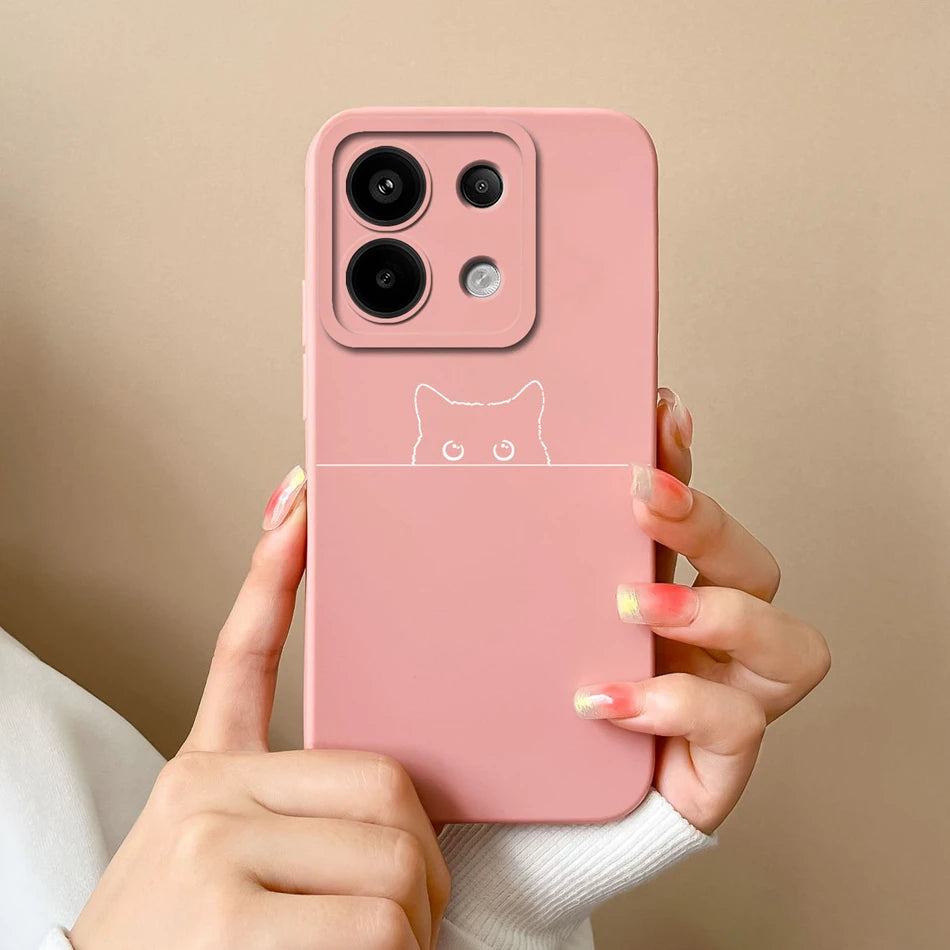 Xiaomi Poco X6 Pro Anime Silicone Case - Full Protection & Shockproof Design for Ultimate Style & Durability
