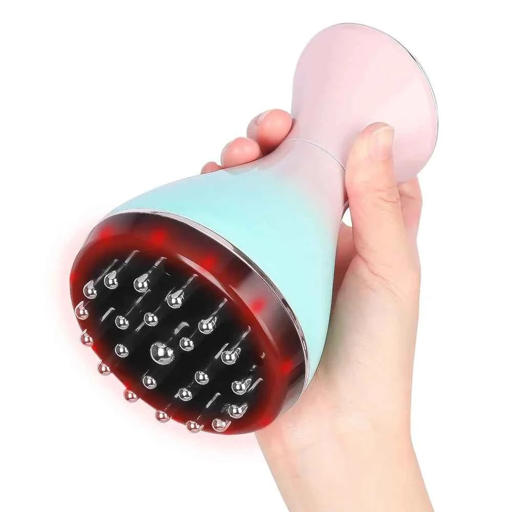 Electronic Meridian Brush Gua Sha Scrapping Massager Tool Anti Cellulite Magnet Therapy Infrared Heat Slimming Fat Burner Fat