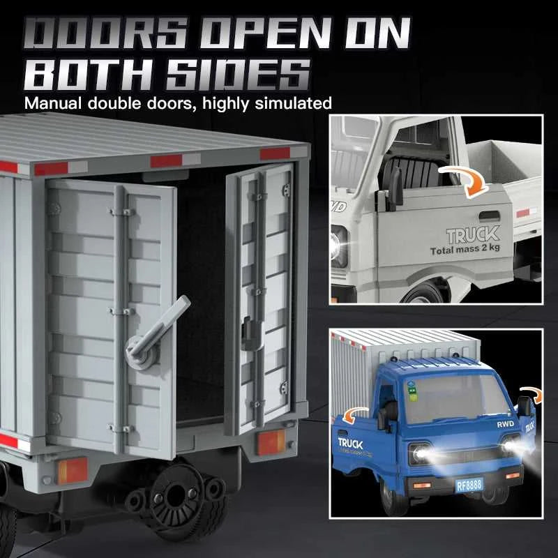 RC Truck 1:16 2.4GHZ RC Car Simulation Drift Climbing Truck With Spray and LED Lights RC Electric Truck Model Boy's Toys Gifts The jack market .AU The jack market .AU Little Wonders $ 82 14:193#A Blue car