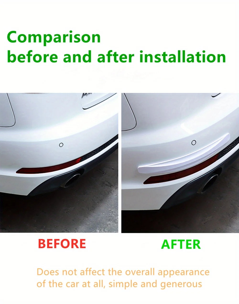 Car bumper protector, bar corner protector, scratch protector, collision resistant component, collision resistant car parts