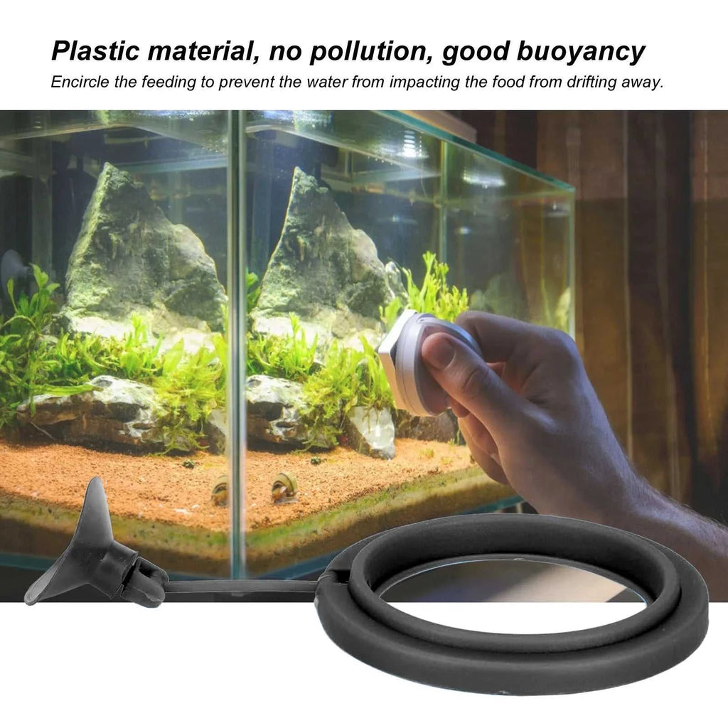 Fish   Feeder Food Floating Prevention Aquarium Floating Feeding  Keep Water Clean for Feeding Flake Foods The jack market .AU The jack market .AU Fishing Gear $ 20 14:193#color as show