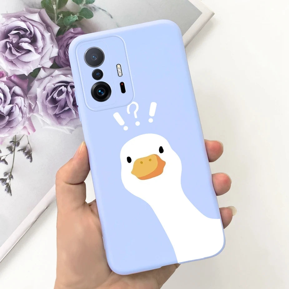 Xiaomi 11T Pro Case - Cute Cartoon Design, Soft Silicone Protection for Xiaomi Mi 11T Pro & 11TPro