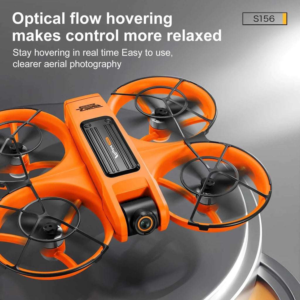 2025 New S156 Drone with Screen Brushless Optical Stream Positioning Quadcopter with Camera FPV Traverser Novice Toy Airplane The jack market .AU The jack market .AU $ 127 14:29#Black