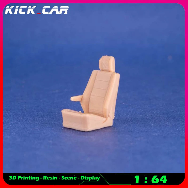 Kickcar 1/64 Car Seats Model Car Diorama Uncolored Resin Garage Scene Repair Tools Decoration Simulation Scene Toy