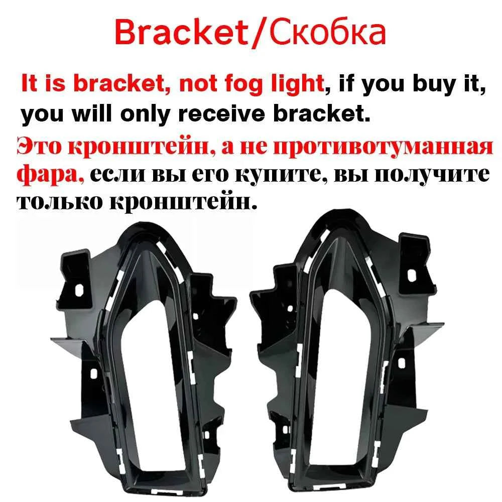 2 Pieces 30W 4000LM Car Passenger + Driver LED Lens Fog Light Assembly H11 For Nissan Versa Sedan 2020 2021 2022 2023 2024 2025